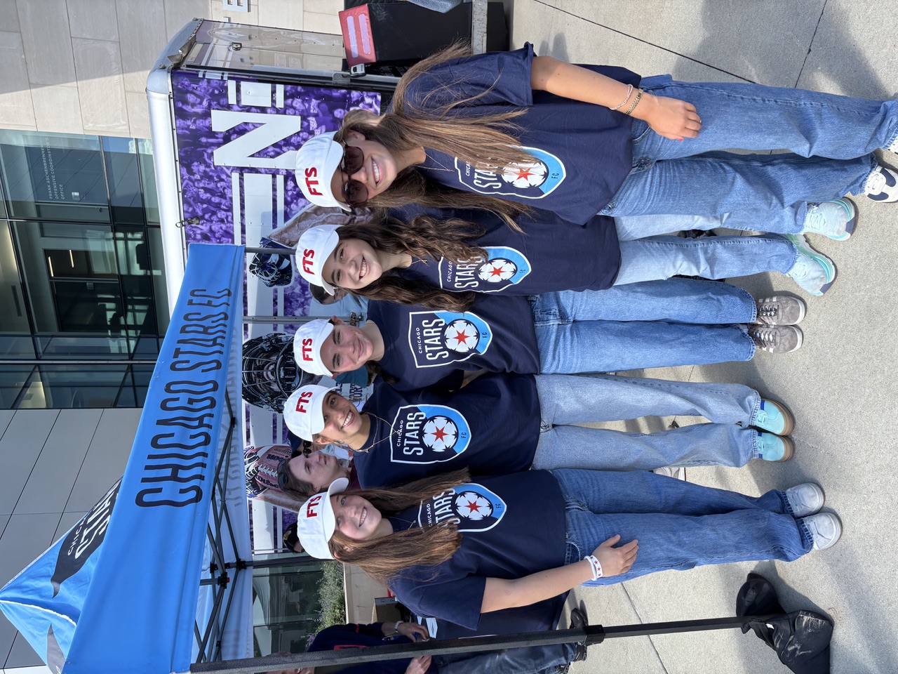 Fill The Stands volunteers at a 2025 Chicago Stars game
